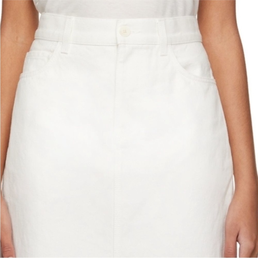The Row Tima Long Pencil Denim Skirt - Size 6 - Picture 3 of 11